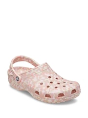 Crocs Pink Classic Confetti Clogs - Image 2 of 6