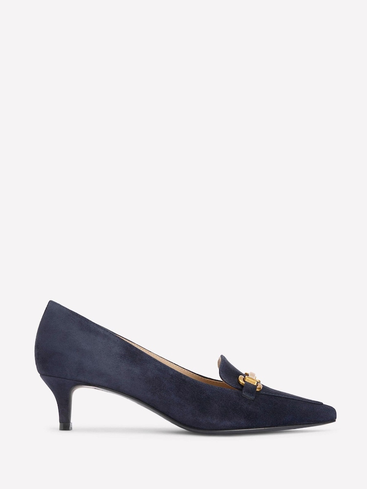 Boden Blue Iris Heel Snaffle Point Loafers - Image 1 of 5