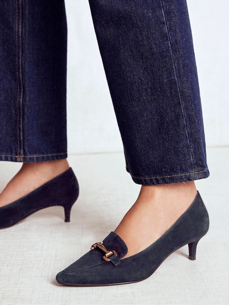 Boden Blue Iris Heel Snaffle Point Loafers - Image 5 of 5