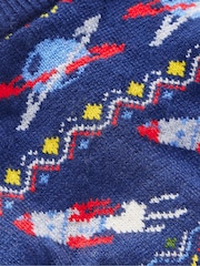 Boden Blue Fair Isle Jumper - Image 3 of 3