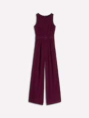 Boden Purple Gwen Slash Neck Jumpsuit - Image 5 of 5