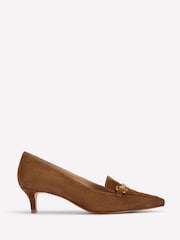 Boden Brown Iris Heel Snaffle Point Loafers - Image 2 of 5