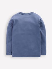 Boden Blue Glow Superstitch T-Shirt - Image 2 of 3
