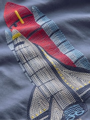 Boden Blue Glow Superstitch T-Shirt - Image 3 of 3