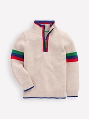 Boden Natural Heritage Half-Zip Jumper - Image 2 of 4