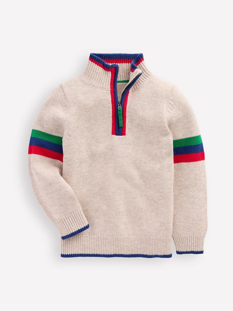 Boden Natural Heritage Half-Zip Jumper - Image 2 of 4 Boden Natural Heritage Half-Zip Jumper - Image 2 of 4