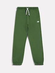 New Balance Dark Green French Terry Small Logo Joggers - Image 5 of 7