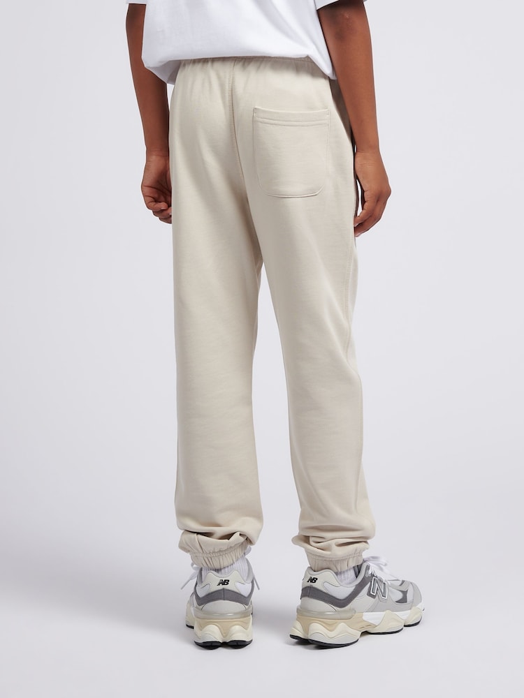 New Balance Brown French Terry Small Logo Joggers - Image 2 of 7 New Balance Brown French Terry Small Logo Joggers - Image 2 of 7