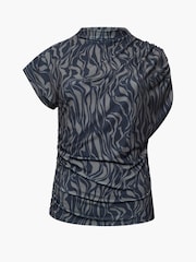 French Connection Green Zaria Zina Jersey Top - Image 1 of 1