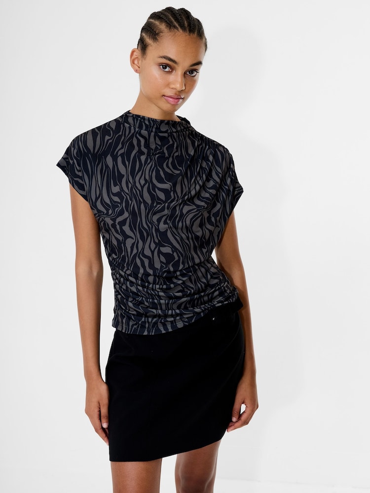 French Connection Zaria Zina Jersey Top - Bild 2 von 4