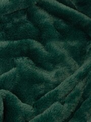 Furn Needle Green Kallu Double Sided Faux Fur Throw - Image 2 of 2