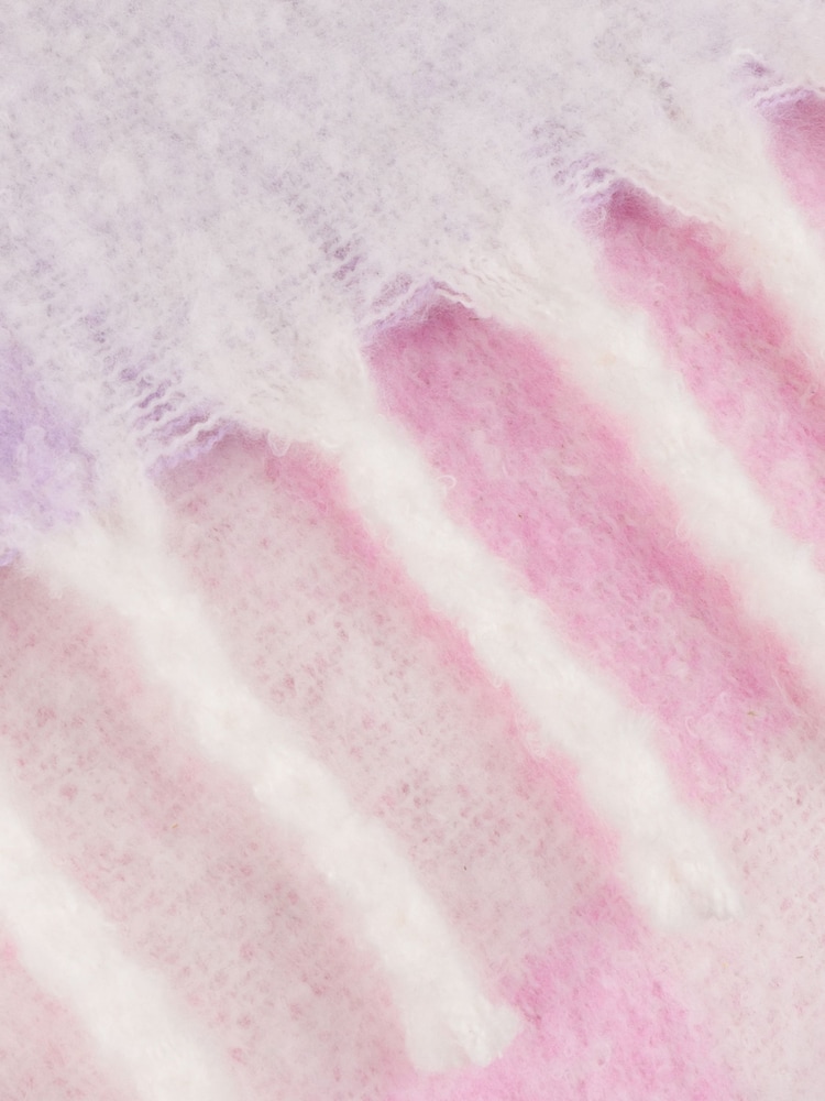 Furn Aqua Blossom Maisie Checked Tasselled Throw - Image 6 of 6 Furn Aqua Blossom Maisie Checked Tasselled Throw - Image 6 of 6