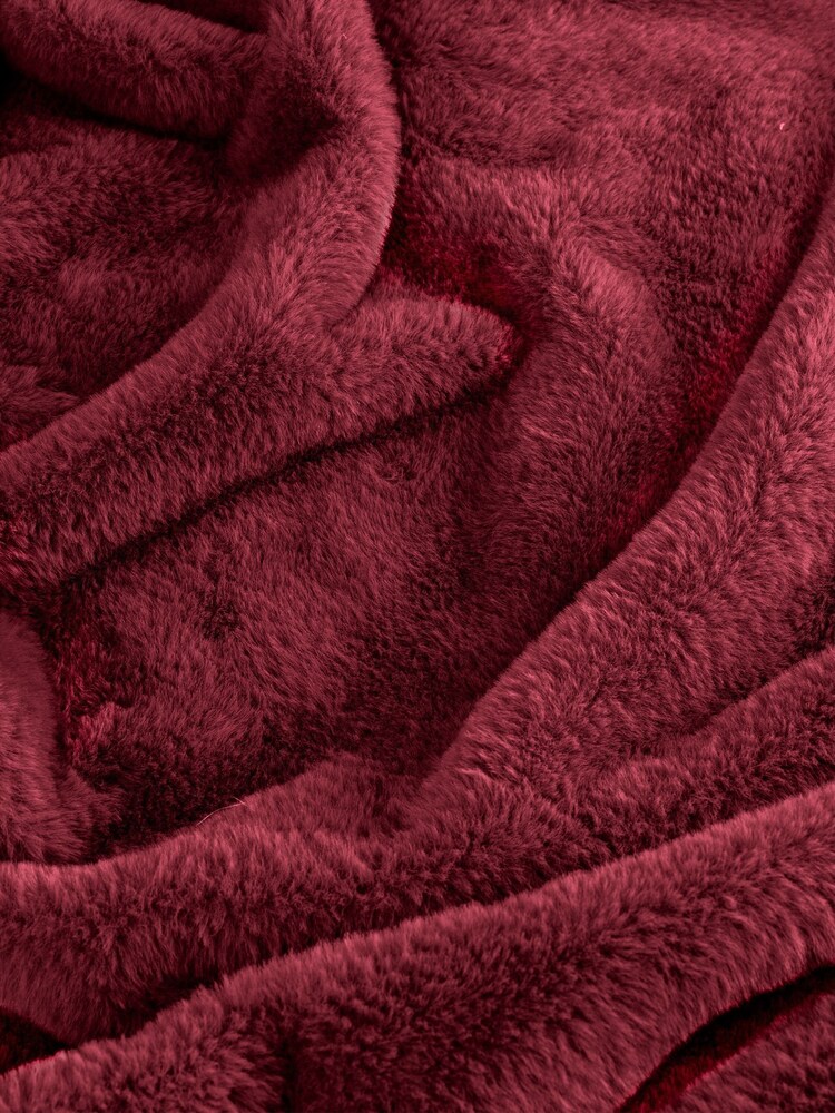 Furn Berry Kallu Double Sided Faux Fur Throw - Image 2 of 2 Furn Berry Kallu Double Sided Faux Fur Throw - Image 2 of 2