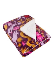Furn Enchanted Printed Sherpa Fleece Throw - Imagen 2 de 5