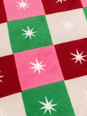 Furn Multicolour Star Sherpa Fleece Throw - Image 5 of 6