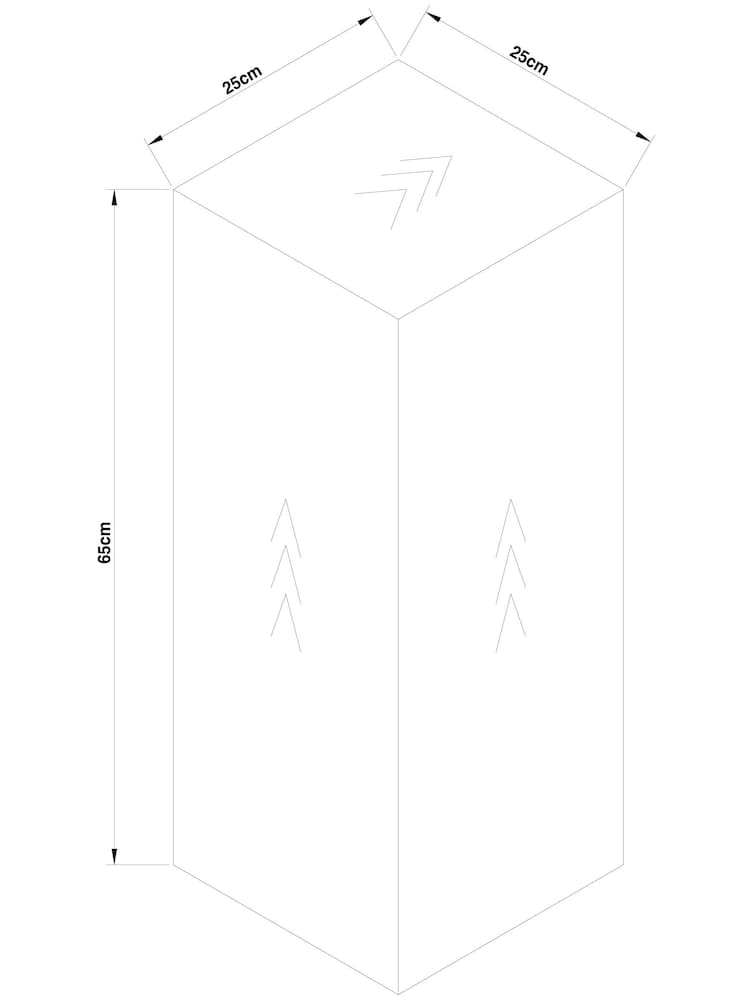 Mid Natural Burl Effect Side Table - Image 4 of 4