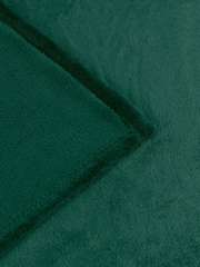 Furn Emerald Harrow Fleece Throw - Image 2 of 3