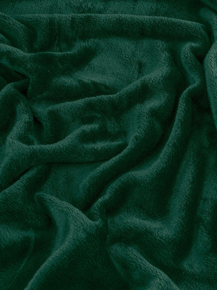 Furn Emerald Harrow Fleece Throw - Image 3 of 3 Furn Emerald Harrow Fleece Throw - Image 3 of 3