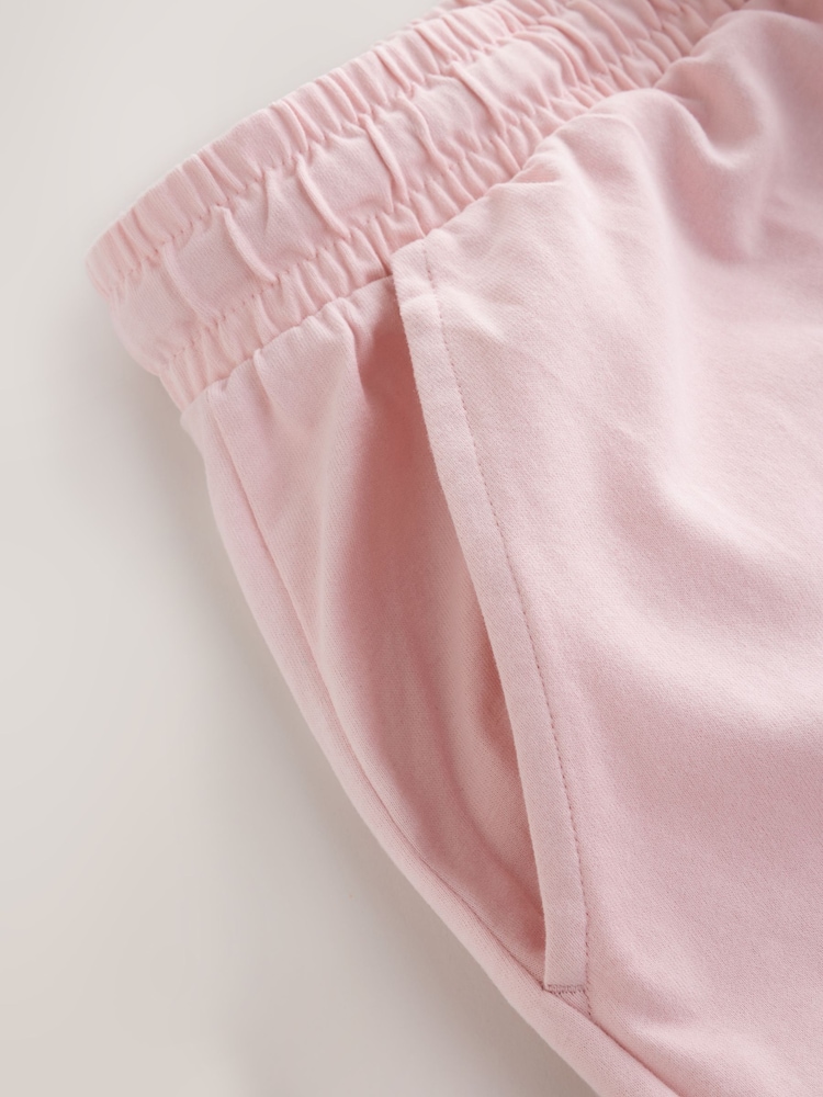 Pink Jersey Button Through Short Pyjamas Set - Image 5 of 5
