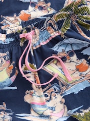 Navy Chipmunk Cotton Short Pyjamas Set - Image 7 of 7