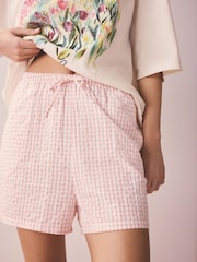 Pink Amsterdam Woven Short Sleeve Pyjamas - Image 5 of 10