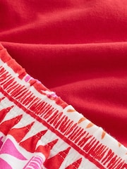 Red Palms Cotton Short Set Pyjamas - Image 8 of 9