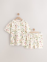 Cream Tulip Cotton Short Pyjamas Set - Image 7 of 9