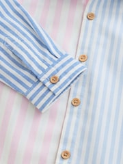 Rosa/Blå Character - Långärmad Oxford (3månader-7år) - Bild 7 av 8