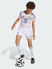 adidas White FC Bayern 25/26 Away Shorts - Image 1 of 4