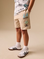 Stone Short Sleeve T-Shirt and Shorts Set (3-16yrs) - Image 5 of 11