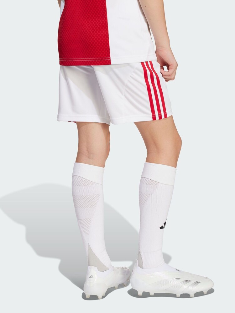 adidas White Ajax Amsterdam 25/26 Home Shorts - Image 2 of 5