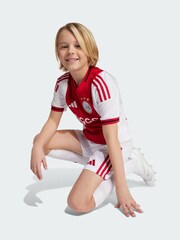 adidas White Ajax Amsterdam 25/26 Home Shorts - Image 3 of 5