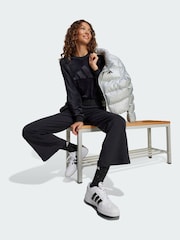 adidas Black Girl Holiday Glam Cropped Sweatshirt - Image 1 of 5
