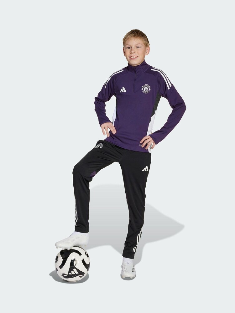 adidas Purple Manchester United Tiro 25 Competition Training Top - Image 1 of 5 adidas Purple Manchester United Tiro 25 Competition Training Top - Image 1 of 5