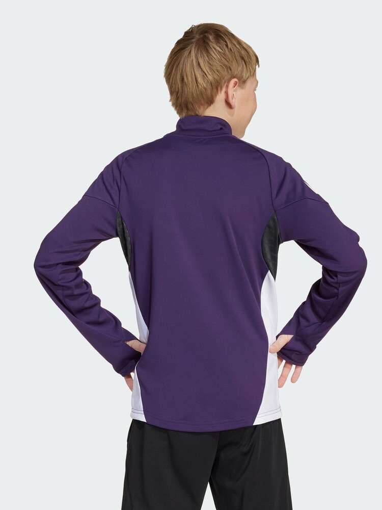 adidas Purple Manchester United Tiro 25 Competition Training Top - Image 2 of 5 adidas Purple Manchester United Tiro 25 Competition Training Top - Image 2 of 5