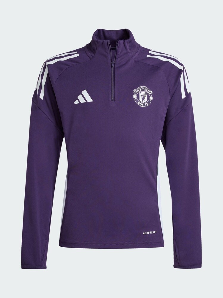 adidas Purple Manchester United Tiro 25 Competition Training Top - Image 5 of 5 adidas Purple Manchester United Tiro 25 Competition Training Top - Image 5 of 5