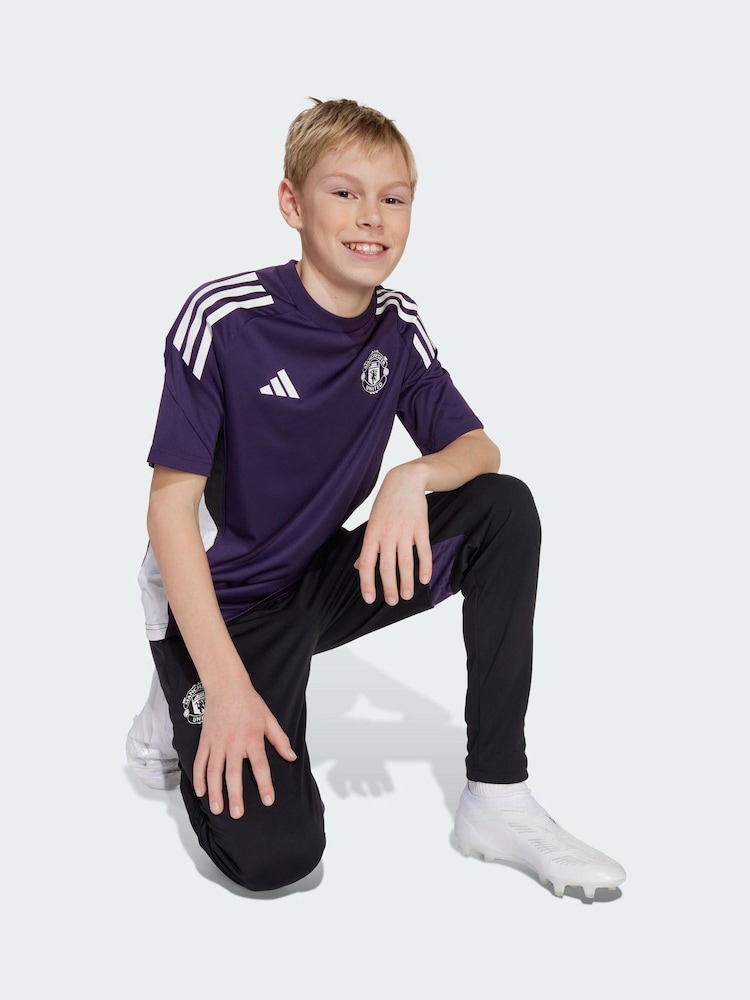 adidas Purple Manchester United Tiro 25 Competition Training Jersey - Image 2 of 5