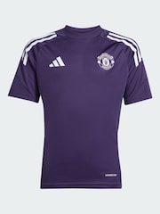 adidas Purple Manchester United Tiro 25 Competition Training Jersey - Image 4 of 5