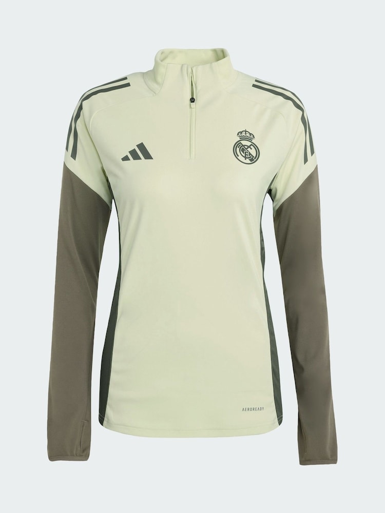 adidas Green Real Madrid Tiro 25 Competition Training Top - Image 4 of 4 adidas Green Real Madrid Tiro 25 Competition Training Top - Image 4 of 4