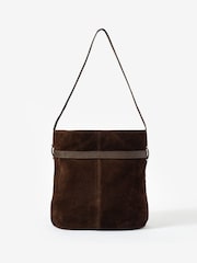 Mint Velvet Brown Maci Suede Bucket Bag - Image 3 of 6