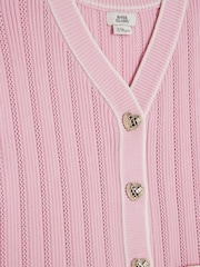 River Island Pink Peplum Waistcoat & Trousers Set - Image 4 of 5