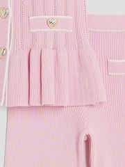 River Island Pink Peplum Waistcoat & Trousers Set - Image 5 of 5