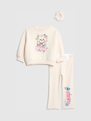 River Island Iconic Bear Sweatshirt & Leggings 3 Piece Set - Imagen 1 de 5