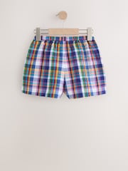 Multicoloured Check Pullon Shorts (3-16yrs) - Image 6 of 8