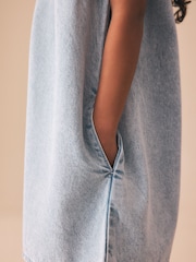 Light Wash Denim Strappy Playsuit (3-16yrs) - Image 5 of 8