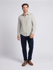 U.S. Polo Assn. Grey Mini Houndstooth Shirt - Image 3 of 9