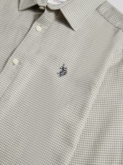 U.S. Polo Assn. Grey Mini Houndstooth Shirt - Image 9 of 9