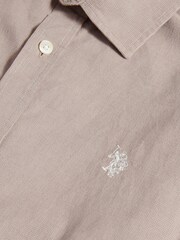 U.S. Polo Assn. Natural Textured Corduroy Shirt - Image 7 of 8