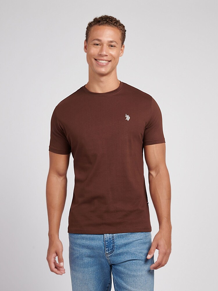 U.S. Polo Assn. Brown Mens Back Graphic T-Shirt - Image 1 of 10
