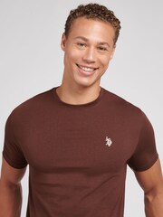 U.S. Polo Assn. Brown Mens Back Graphic T-Shirt - Image 5 of 10